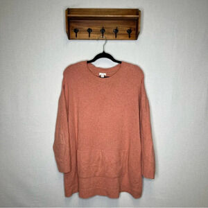 Pure Jill J.Jill | Woman’s Plush Pink Pullover‎ Sweater Medium Plush